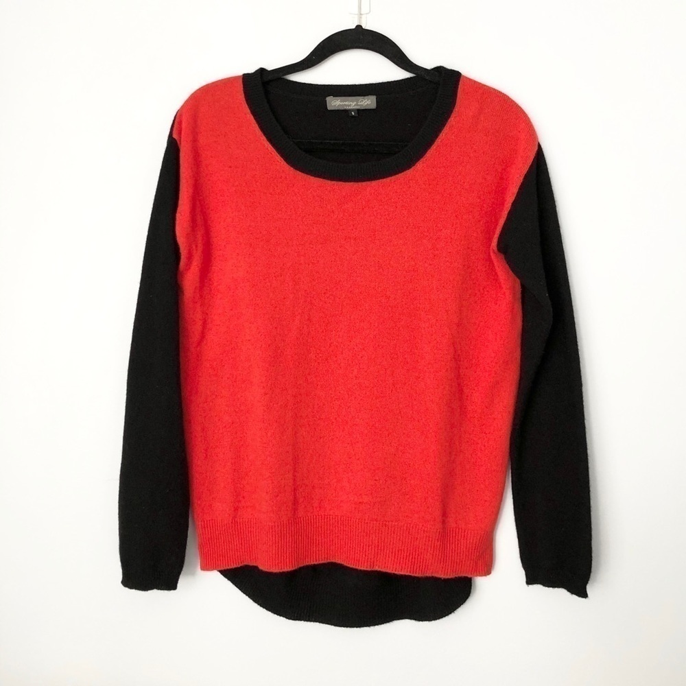 Colourblock Cashmere Sweater